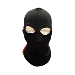 Men’s 2 Hole Silky Balaclava All Black