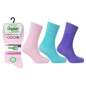 Ladies Non Elastic Organic Cotton Toronto Socks (2282)