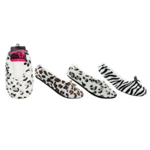 Ladies Snuggle Toes Assorted Animal Slipperettes (2347)