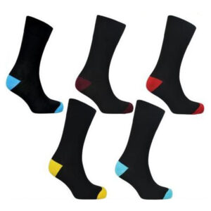 Men’s Man Basic Heel & Toe Crew Socks (2490)