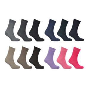 Ladies Exquisite Elegance Assorted Crew Socks (2500)