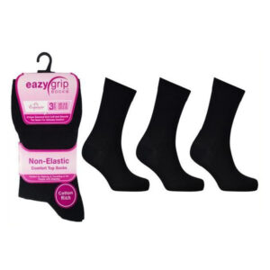 Ladies Exquisite Elegance Eazy Grip Non Elastic Socks (2504)