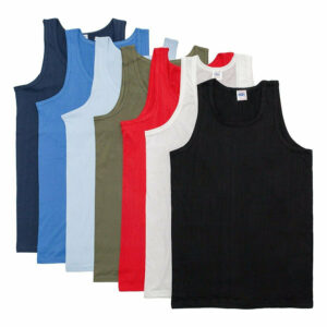 Men’s 100% Cotton Thin Summer Gym Vests