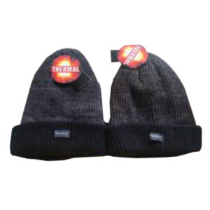 Men’s Ribbed Assorted Thermal Turn Up Beanie Hat