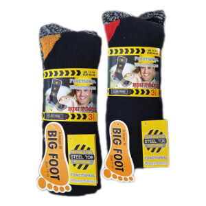 Men’s Big Foot Functional Short Work Socks