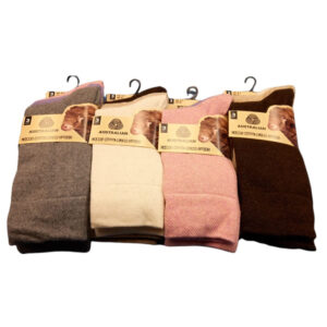 Ladies Assorted Australian Wool Thermal Socks