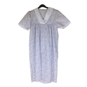 Ladies Printed Poly Cotton Short Sleeve Nightdress