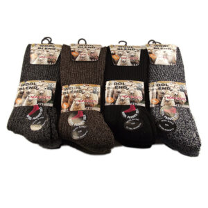 Men’s None Elastic Wool Blend Boot Socks