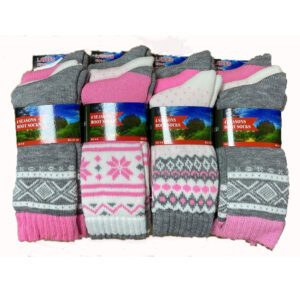 Ladies Light Assorted 4 Season Boot Socks (SE152)