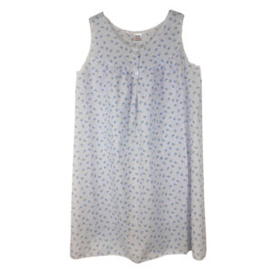 Ladies Printed Poly Cotton Sleeveless Nightdress