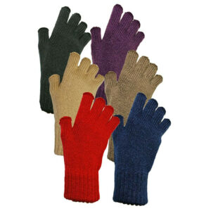 Ladies Handy Half Finger Assorted Thermal Gloves