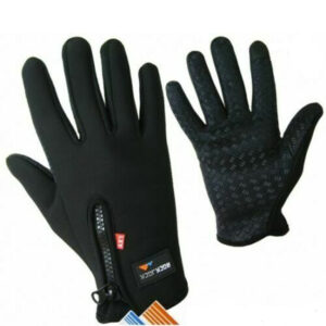 Unisex Insulated Sports Black Thermal Gloves