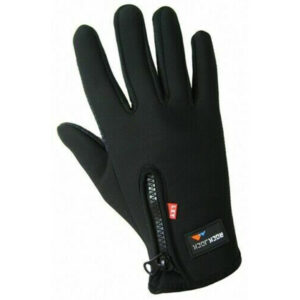 Unisex Insulated Sports Black Thermal Gloves