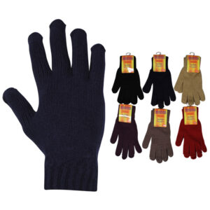 Ladies Handy Full Finger Assorted Thermal Gloves